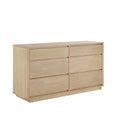Danish-Inspired Modern 6-Drawer Dresser