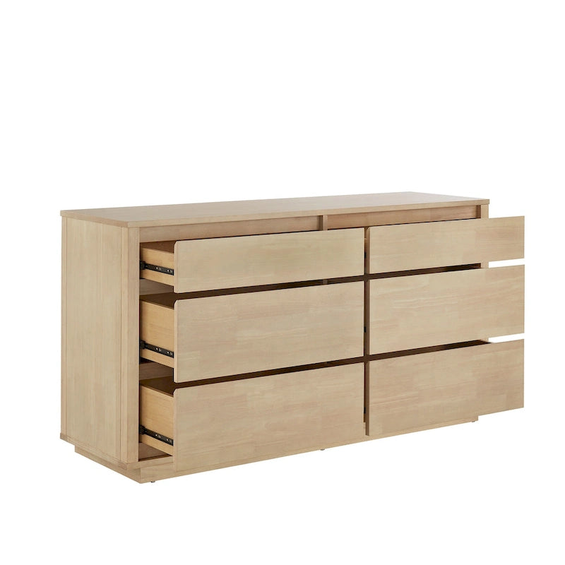 Danish-Inspired Modern 6-Drawer Dresser