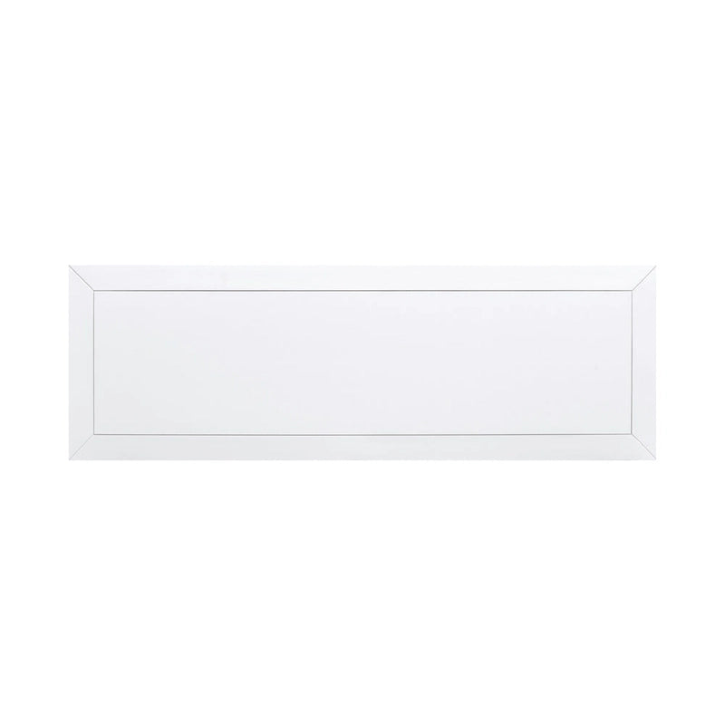 White Distressed Sideboard with 4 Drawers, 2 Cabinets and Shelf