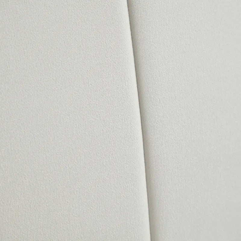 Cream Channel-Tufted Dining Chairs (Set of 2)