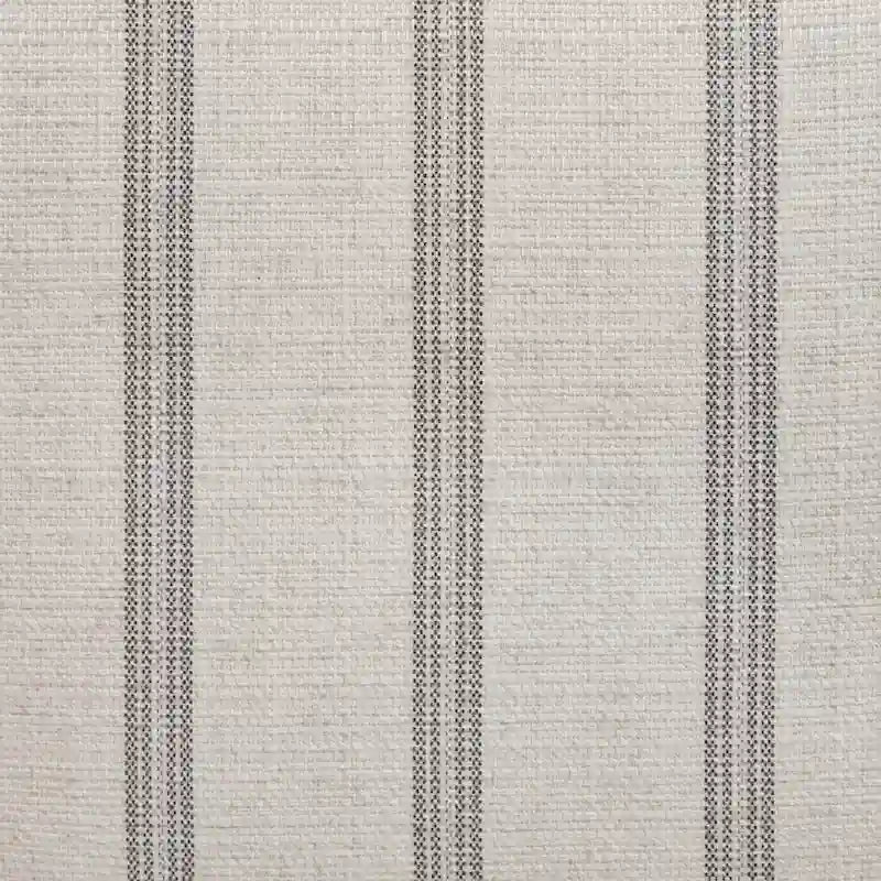 Natural Stripe Upholstered Accent Chair with Exposed Wood Frame