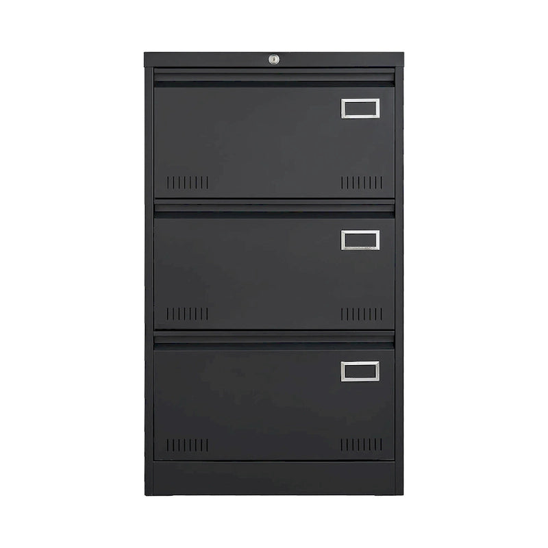 3-Drawer Metal Lateral File Cabinet with Lock