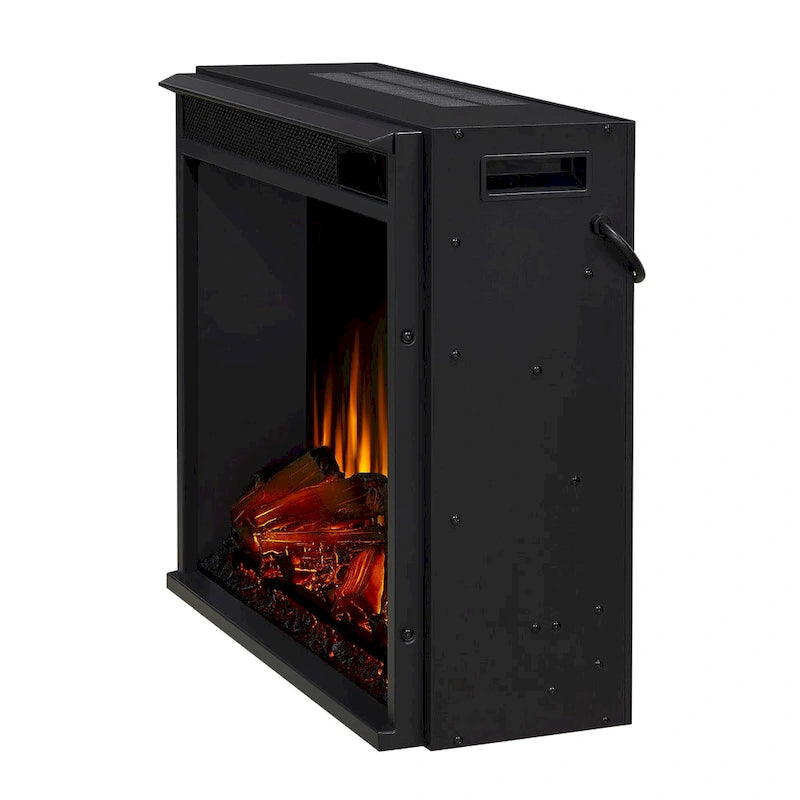 Electric TV Stand Fireplace in Dark Mahogany