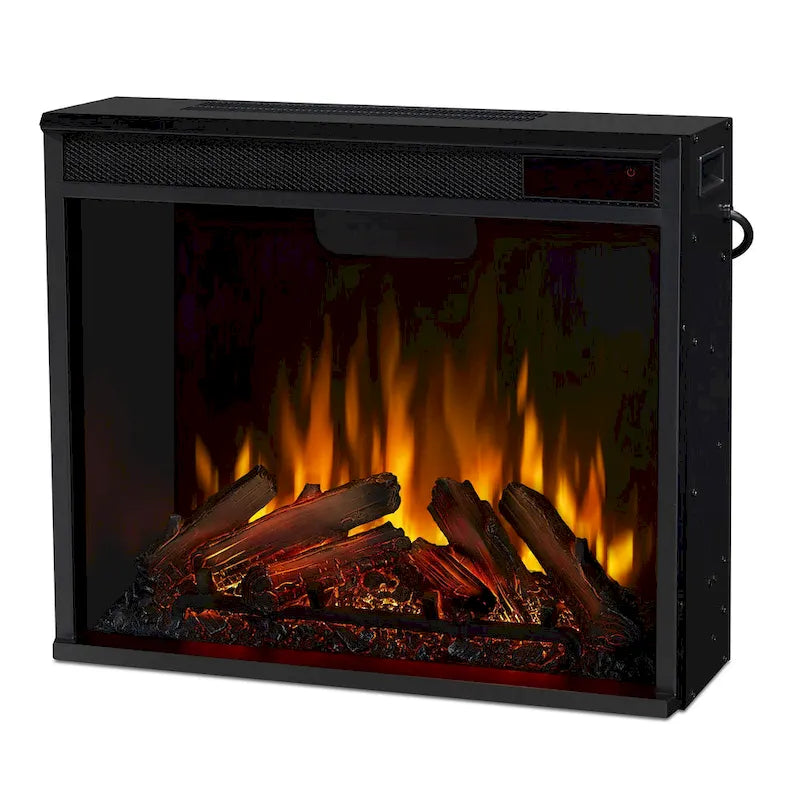 Electric TV Stand Fireplace in Dark Mahogany