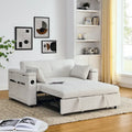 54-Inch 2-Seat Pull-Out Sofa Bed with Storage and USB Power Outlet