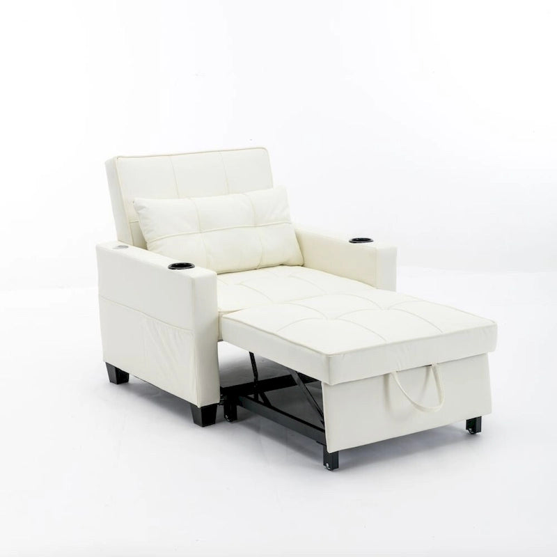 3-in-1 Convertible Sleeper Chair with USB Ports