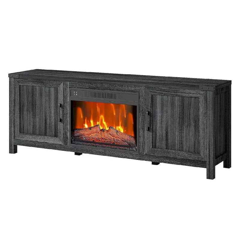 Farmhouse Electric Fireplace TV Stand for TVs up to 65 Inches